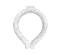 Neck Cooling Tube, Portable Cooling Neck Ring, Summer Necks Hanging Ice Pack, Ice Ring Neck Cooler for Outdoor Workers, Neck Ice Pack Wrap for Outdoor, Travel, Sports & Commuting (White)
