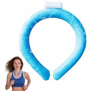 Neck Cooling Tube, Reusable Wearable Cooling Neck Wraps for Summer Heat, Relief for Hot Flashes and Fever Smart ice Neckband for Indoor and Outdoor Workers, Summer Parades and Celebrations(Blue)