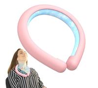 Neck Cooling Tube,Wearable Neck Cold Gel Ice Pack for Men and Women,Reusable Cool Body Cooler Tube,Summer Cool Ice Ring Necks Hanging for All Sports Outdoor Activities (White)