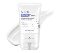 Neck Cream Roller for Firming- Anti-Aging Neck Cream with Roller- Tighten, Lift & Smooth Sagging Skin Best for Women, Anti-Wrinkle with Massage Roller- Coffee Extract & Hyaluronic Acid-120g