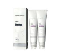 Neck Cream with Collagen, Firming & Lifting Daily Treatment for Fine Lines and Wrinkles, Deep Hydrating for Dry Skin, Smooth & Radiant Complexion, Includes Massage Rollers for Application (2pc)