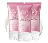 Neck Creams for Firming the Roller, Collagen & Peptides Neck Cream, Relieves Edema in the Neck, Reduces Wrinkles, Fine Lines & Double Chin, Tightens & Lifts, Designed for Ageing Neck (3 Pieces)