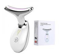 Neck Face Beauty Device Led Photon Therapy Skin Tighten Reduce Double Chin Anti Wrinkle Remove Lifting Massager Skin