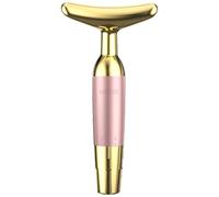 Neck Face Massager - Electric Portable Skin Care Device Firm Tighten Smooth Lift, Rechargeable Beauty Tool Ergonomic Design | Daily Facial Neck Solution Home Travel Use Routine Module Kit