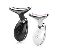 Neck Facial Lifting Device Ems Microcurrent Led Photon Therapy Vibration Face Massager Anti Wrinkles Tightening Skin Care Tools (best)
