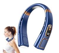 Neck Fan - Lightweight USB Personal Cooling Device, Portable Portable Fan | Compact Design with 5 Adjustable Speed Levels, Rechargeable Neck Cooler for