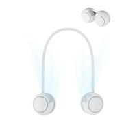 Neck Fan, Neck Fan, Portable Fan, Small, Mini, Ultra Lightweight, Blade-less, Quiet, Compact, Large Airflow, Hands-free Fan, Mobile, 360° Freely Adjustable, Hands Free, Type-C Rechargeable, Suitable