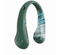 Neck Fan, Portable Neck Fan USB Rechargeable Personal Fan, Hands Free Cooling with 360° Airflow Wearable Sport Fan,Leafless Hanging Bladeless Mini Neck Fan for Women Men Outdoor