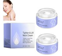 Neck Firming Cream, Tighten and Lift Neck Cream, Anti-Aging Neck Cream for Tightening, Reduce Fine Lines & Wrinkles, Even Skin Tone, Face Skin Tightening and Repair Cream (2pcs)