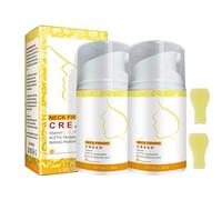 Neck Firming Cream with Retinol and Collagen, Neck Cream Anti Aging and Anti Wrinkle Moisturizer, Rich in Vitamin C+E, Hyaluronic Acid, Tightening and Lifting Sagging Skin Daily Care (2PC, 50g)