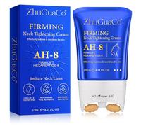 Neck Firming Cream with Roller, AH-8 Firming Neck Cream for Sagging and Tighten, Best for Tightening Sagging Skin, Lifting Firming Cream for Loose Skin, Reduce Wrinkles, Fine Lines, Nourish,4.23 Fl Oz