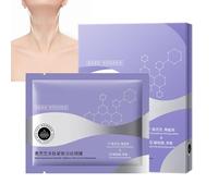 Neck Firming - Pack of 5 Moisturising Pads - Leaf for the Neck - For Men and Girls Home and Travel Weekend Evening Relaxation Seasonal Care Daily Routine Home