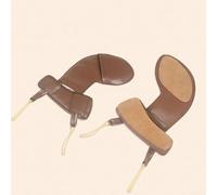 Neck Friendly Violin Chin Rest Cover with Breathable Material, Fits Violins from 1/8 to 4/4 Size (Brown 3/4-4/4)