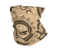 Neck Gaiter Ancient Greek Traditional Ethnic Vintage Facial Shield Comfortable Bandana Multifunctional Headband For Traveling Running Camping 25X50Cm