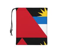 Neck Gaiter Antigua and Barbuda Flag Facial Decoration Premium Half Face Scarf Multifunctional Tube Scarf For Tennis Sports Men Women One Size