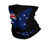 Neck Gaiter Australia Australians Butterflies Flag Bandana Warmer Headwear Decorative Balaclava For Workout Running Traveling