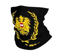 Neck Gaiter Austria Austrians Flag Headband Decorative Balaclava Breathable Bandana For Camping Outdoor Running 25X50CM