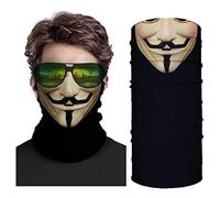 Neck Gaiter For Men - Anonymous Lightweight Seamless Multifunctional Headwear - Neck Gaiter Shield for Men, 3D Scarf Sun UV Dust Wind Proof for Outdoor Camping, Running, Motorcycling, Fishing, Hunting