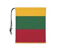 Neck Gaiter Lithuania Flag Facial Decoration Premium Half Face Scarf Multifunctional Tube Scarf For Tennis Sports Men Women One Size