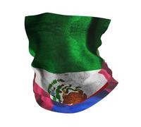 Neck Gaiter Moroccan Flag Barbadian Flag Windproof Neck Warmer Unique Headscarf For Fishing Workout Hunting