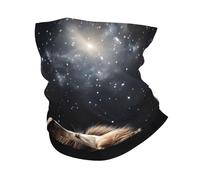 Neck Gaiter Night Lion Pattern Neck Warmer Breathable Balaclava Uv Protection Bandana For Running Traveling Hunting