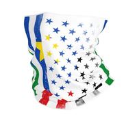 Neck Gaiter Retro Pride America South Sudan Flag Stylish Facial Shield Washable Balaclava For Sports Workout Men