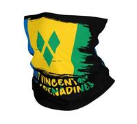 Neck Gaiter Saint Vincent And The Grenadines Flag Premium Calentador De Cuello Breathable Bufanda For Sports Outdoor Running
