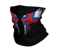 Neck Gaiter The Faroe Islands Faroese Faeroese Flag Wing White Headwear Multifunctional Bandana Quick Drying Balaclava For Football Skiing Workout