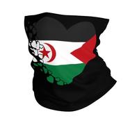 Neck Gaiter Western Sahara The Western Saharans Heart Shaped Flag White Headwear Quick Drying Bandana Warmer Balaclava For Camping Hunting Fishing