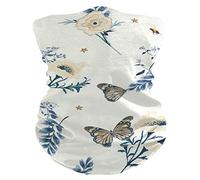 Neck Gaiter Women Face Scarf Mask-Dust, Balaclava Face Mask Bandana Gentle Sweet Romantic Spring Blooming Floral