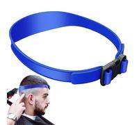 Neck Hair Guide for Men - Silicone Shaving Template, Curved Haircut Bands | Adjustable Hair Trimming Tool, Hands Free DIY Neckline Shaper for Home Barber Haircut Grooming Shave Accessories