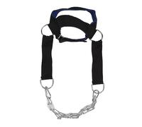 Neck Harness for Strength Training, Neck Exerciser with Adjustable Strap, Core Strengthener for MMA Athletes and Injury Recovery, Durable Nylon Belt with D Rings for Weight Hanging