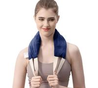 Neck Heating Pad Microwavable Weighted Microwave Heating Pad Neck Wrap for Shoulder Back Pain Relief, Machine Washable Cover, Warm Rice Bag Pack for Cramps, Hot Cold Therapy 1.5 lbs Lavender Scented