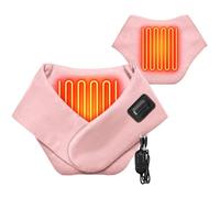 Neck Heating Pad USB-Powered Heating Cervical Collar Specialized Electric Heat Patch for Neck Warmth Relief Portable Constant Temperature with Two Sizes (M/L)