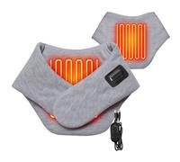 Neck Heating Pad USB-Powered Heating Cervical Collar Specialized Electric Heat Patch for Neck Warmth Relief Portable Constant Temperature with Two Sizes (M/L)