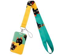 Neck Lanyard with Card Holder, Lanyards for Neck with Card Holder, for ID Badge Holder, Keys, Work Permits(HS01)