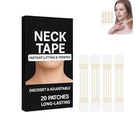 Neck Lift Tape,20pc Neck Tape for Saggy,Face Lift Tapes Invisible,Reathable Double Chin Tightening,N/eck Li/ft Stickers,F/ace L/ifting Adhesive Stickers,Wrinkle Patches,F/ace T/ape for Wrinkles