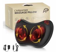 Neck Massage Pillow, Deep Tissue 3D Kneading Shiatsu Massage, Massagers for Back and Neck, Shoulder, Legs, Optional Heat Function, 15-Minute Auto Timer Gifts for Men, Women