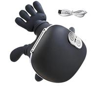 Neck Massager 15x11x6.5cm 4D Neck Massager Cordless PU Leather USB Back MassagerWith Heat Mother's Day Birthday Gift for Mom Women for and Muscle Relax