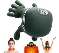 Neck Massager, Back Massager, Bionic Heated Massager, 4D Kneading Massage, Simulated Human Hand Design for Pain Relief and Muscle Relax, Christmas Birthday Gifts for Women Men