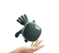 Neck Massager, Back Massager, Real Hands Heated Massages, Electric Deep Tissue 4D Kneading Massages, Simulated Human Hand Design for Pain Relief and Muscle Relax,Green-One Size