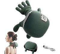 Neck Massager,Bionic Hand Massage, Red Light Therapy, Two Temperature Settings, Precision Integrated Movement, Adjustable Strap, Food Grade Silicone, for Home Office Use