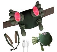 Neck Massager,Bionic Heated Massager,Portable Neck and Back Massagers, 3 Speed 2 Heating Modes Device,Rechargeable Cordless,for Spa Women Men Friends