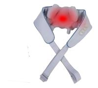 Neck Massager, Cordless Shiatsu Neck and Shoulder Massager for Pain Relief Deep Tissue, 3-Speed Adjustable Modes. (Gray)