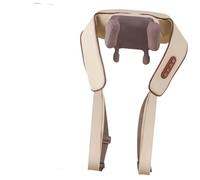 Neck Massager, Cordless Shiatsu Neck and Shoulder Massager for Pain Relief Deep Tissue, 3-Speed Adjustable Modes. (Khaki)