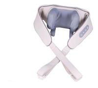 Neck Massager, Cordless Shiatsu Neck and Shoulder Massager for Pain Relief Deep Tissue, 3-Speed Adjustable Modes. (White)