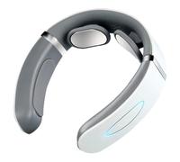 Neck Massager, Electric Cervical Relaxer, Heated Device, 9 Gears 6 Modes Adjustment, Ergonomic Wearable Design for Deep Muscle Relief, Tension Reduction, Home Office Travel Comfort Use