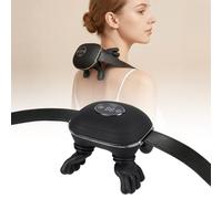 Neck Massager for Neck Pain - 3 Speeds Levels & 2 Heating Levels Bionic Shoulder Massager, Deep Heat Electric Massagers for Neck Pain, Back Massagers, Gifts for Women (Black)