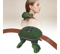 Neck Massager for Neck Pain - 3 Speeds Levels & 2 Heating Levels Bionic Shoulder Massager, Deep Heat Electric Massagers for Neck Pain, Back Massagers, Gifts for Women (Green)