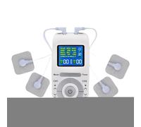 Neck Massager - Intelligent Portable Massage Device, 12 Modes Low Frequency Pulse | Shoulder Back Waist Relaxation Tool, Muscle Relief for Women Men Home Travel Use with USB Charger